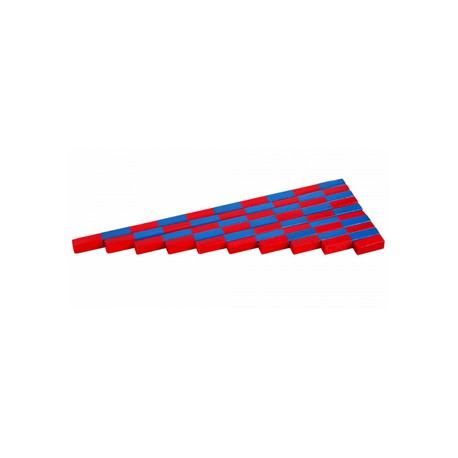 مونته سوری-میله های عددی بزرگ درجه 2 آبی و قرمز